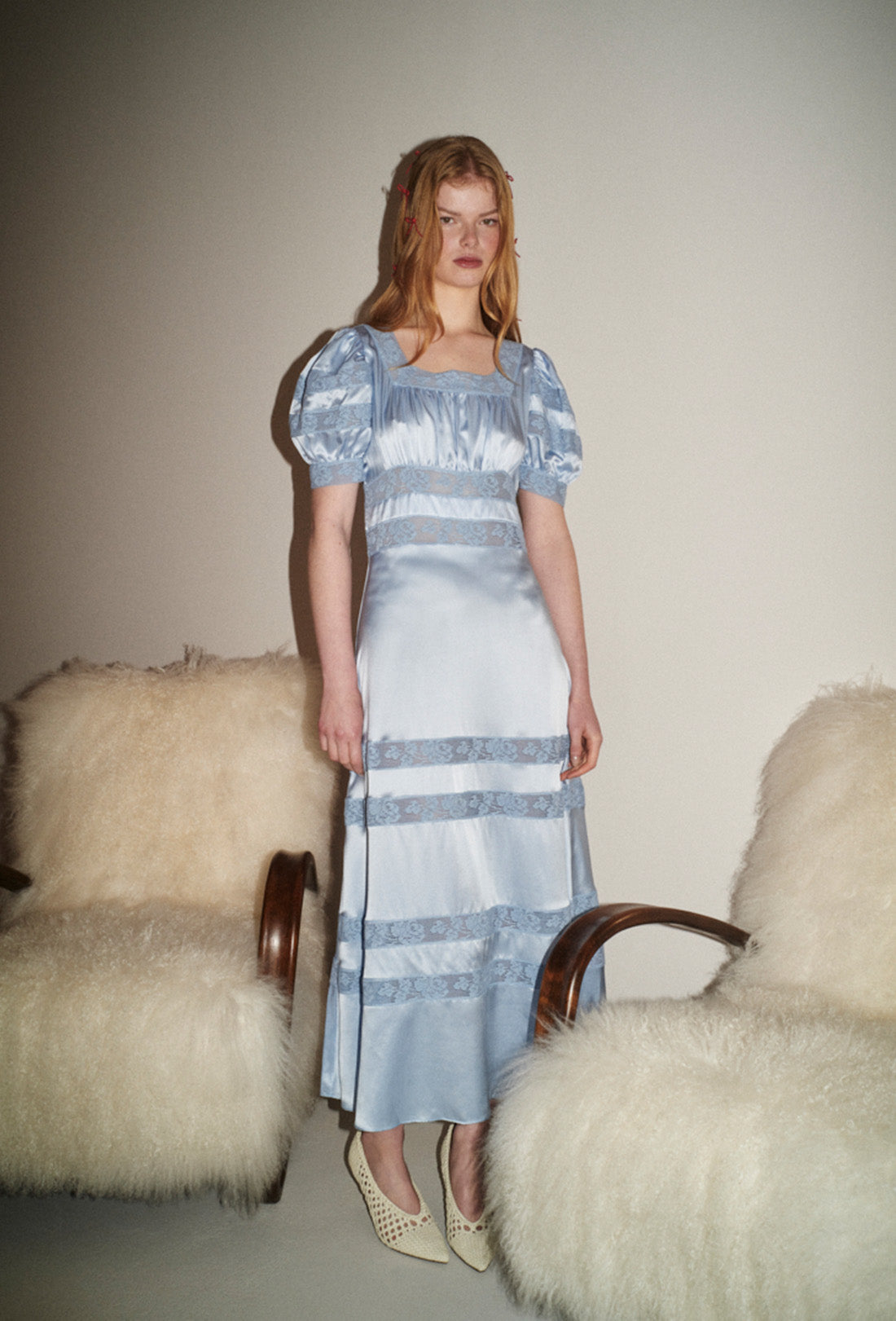 Cressida Dress - Bluebell - Final sale