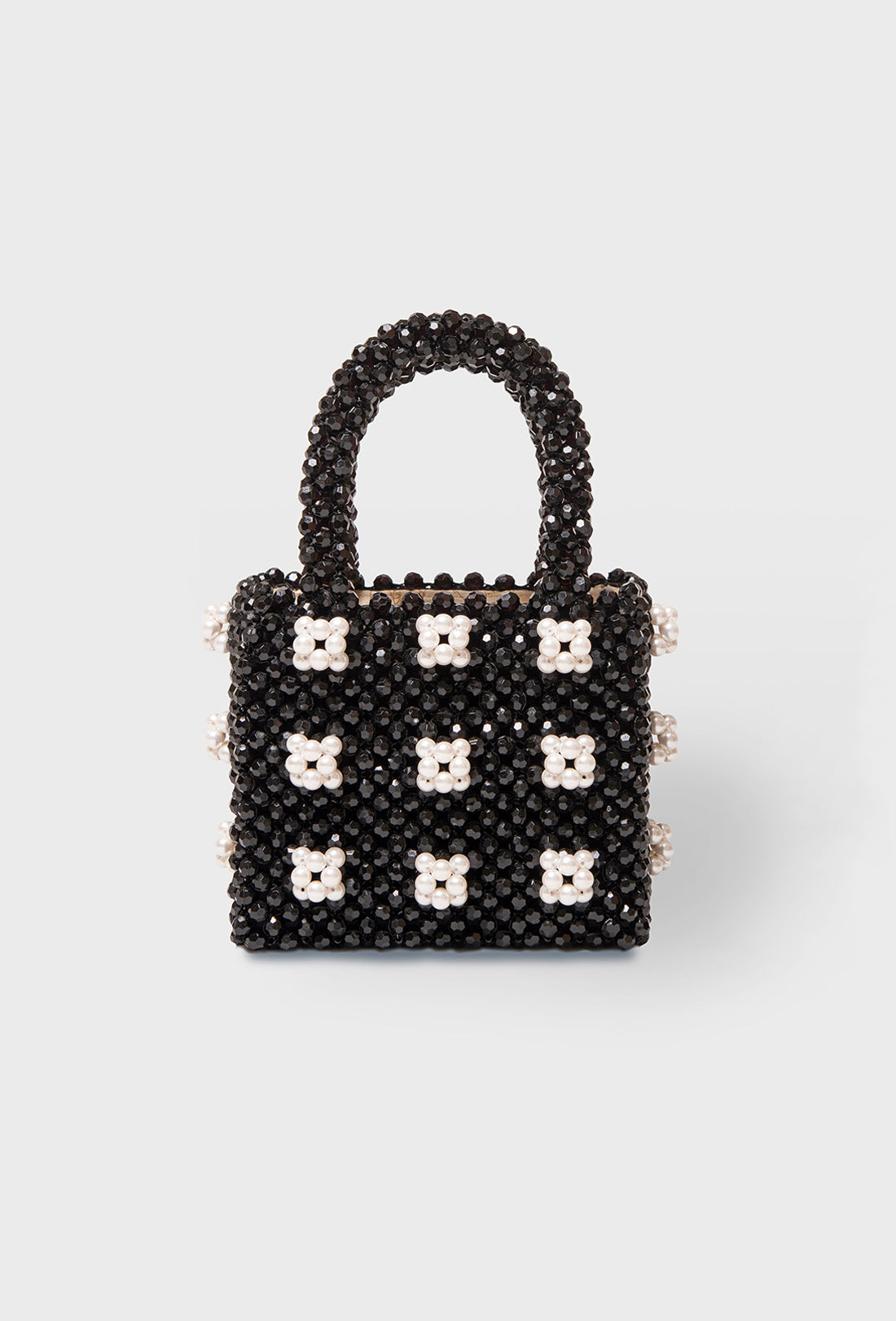 Mini Antonia Bag - Black/Cream - Final sale