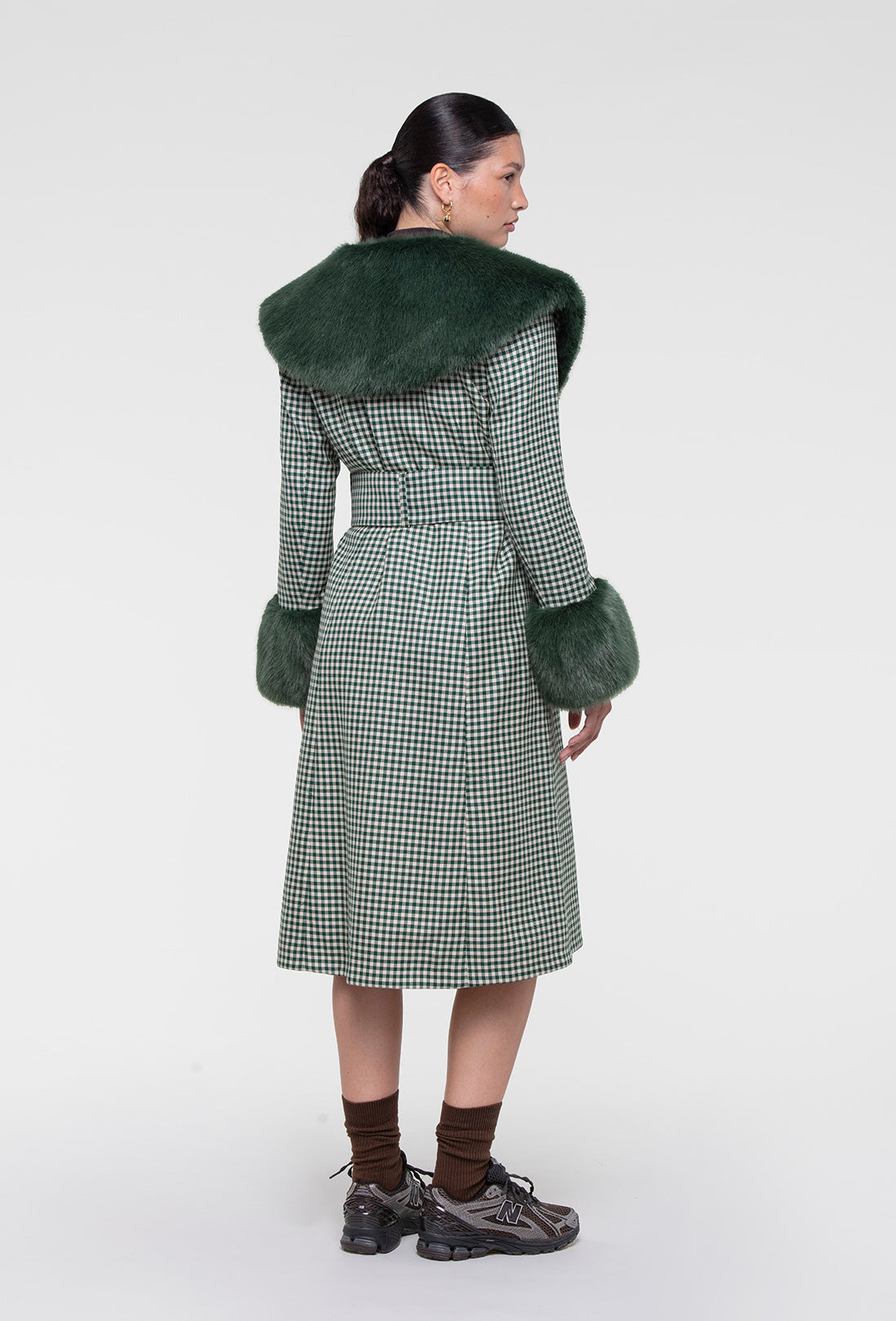 Balthasar Coat - Green Gingham