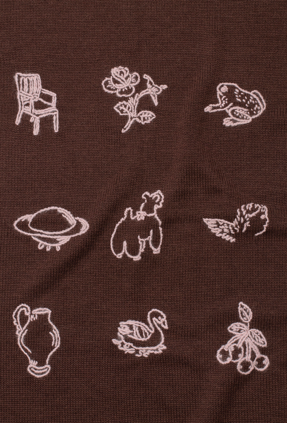 Bethel Baby Blanket - Chocolate Brown/Pink