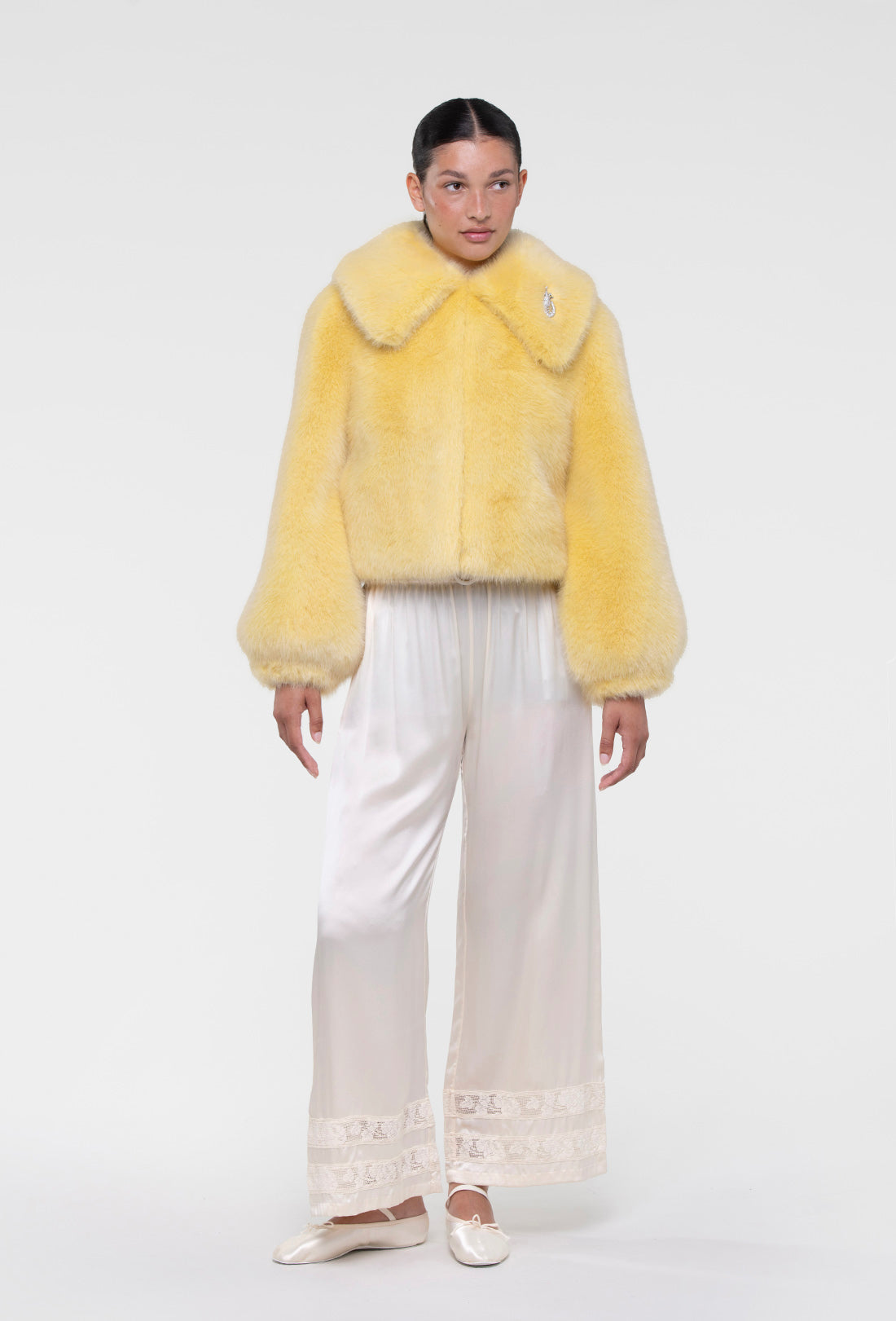 Libra Trousers - Ivory/Off-white