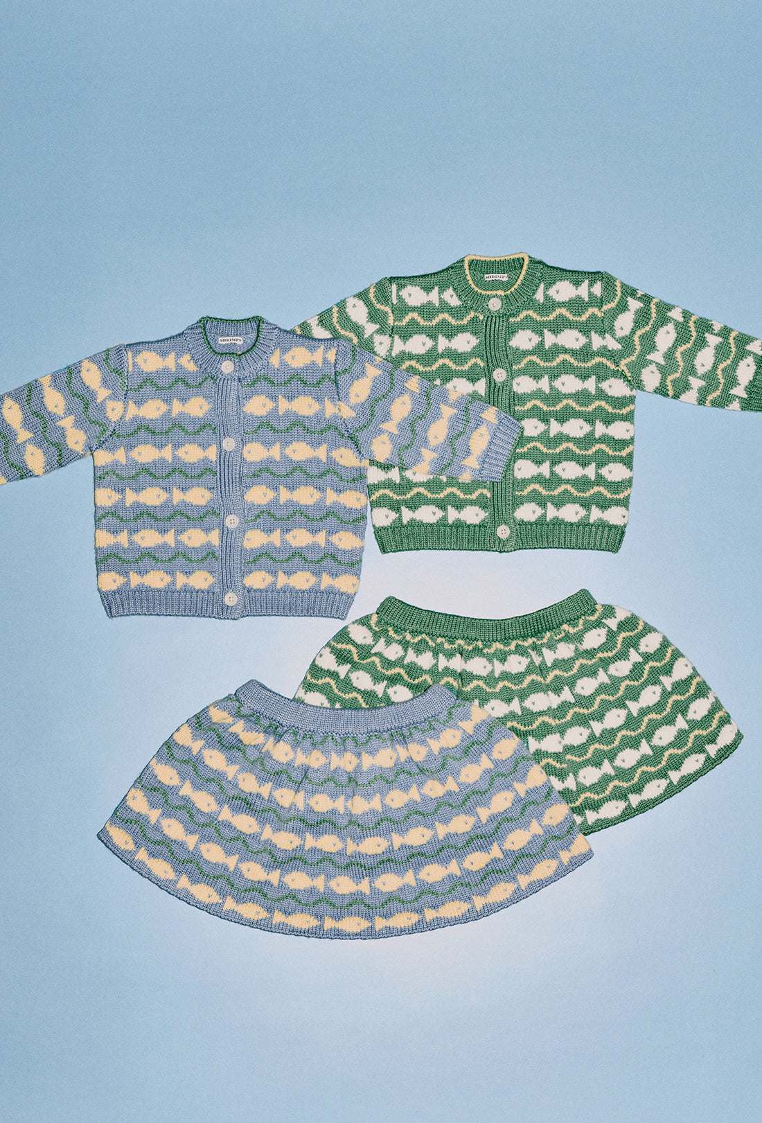 Aura Baby & Kids Skirt - Leaf Green/Multi