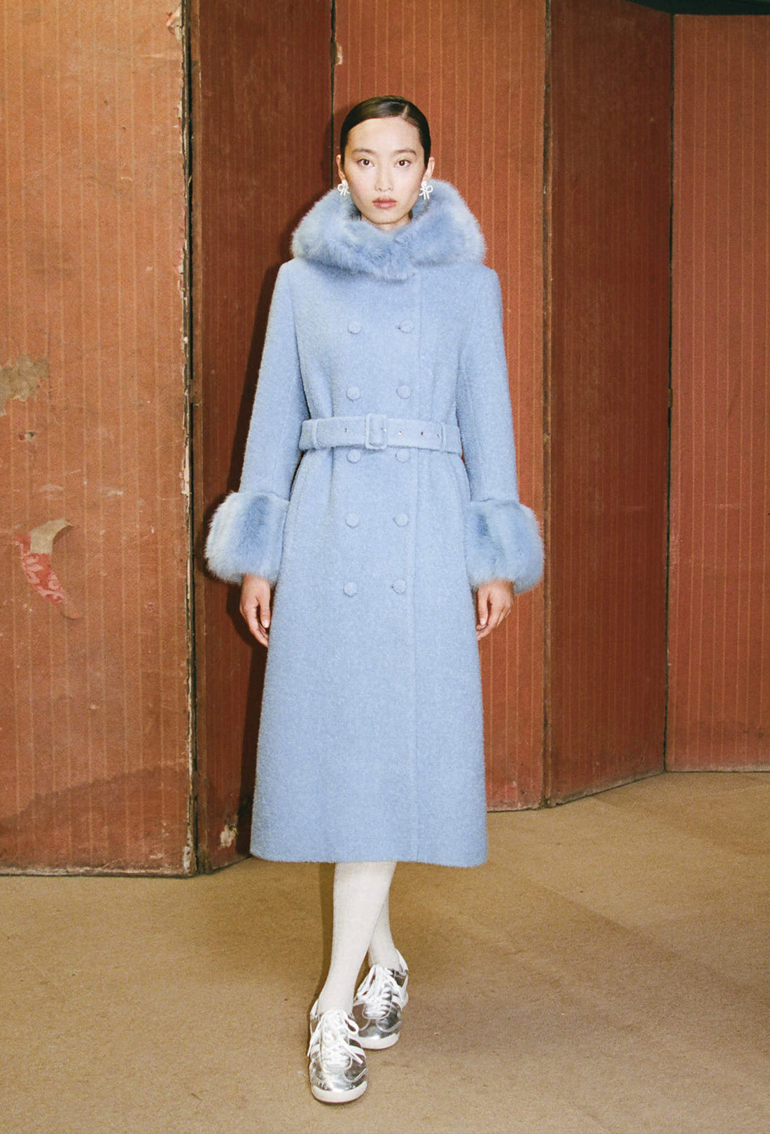 Pre-order Dallas Coat - Faded Denim