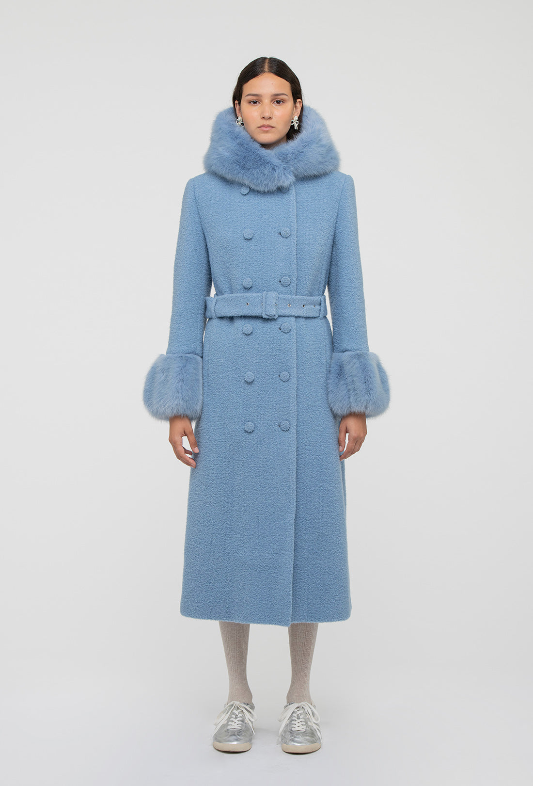 Pre-order Dallas Coat - Faded Denim