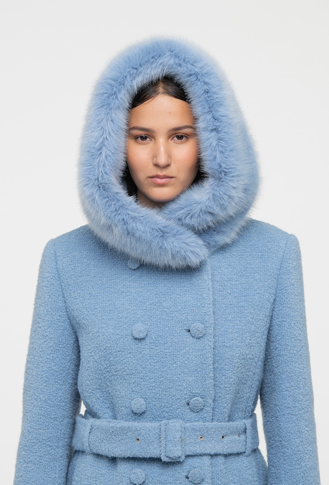Pre-order Dallas Coat - Faded Denim