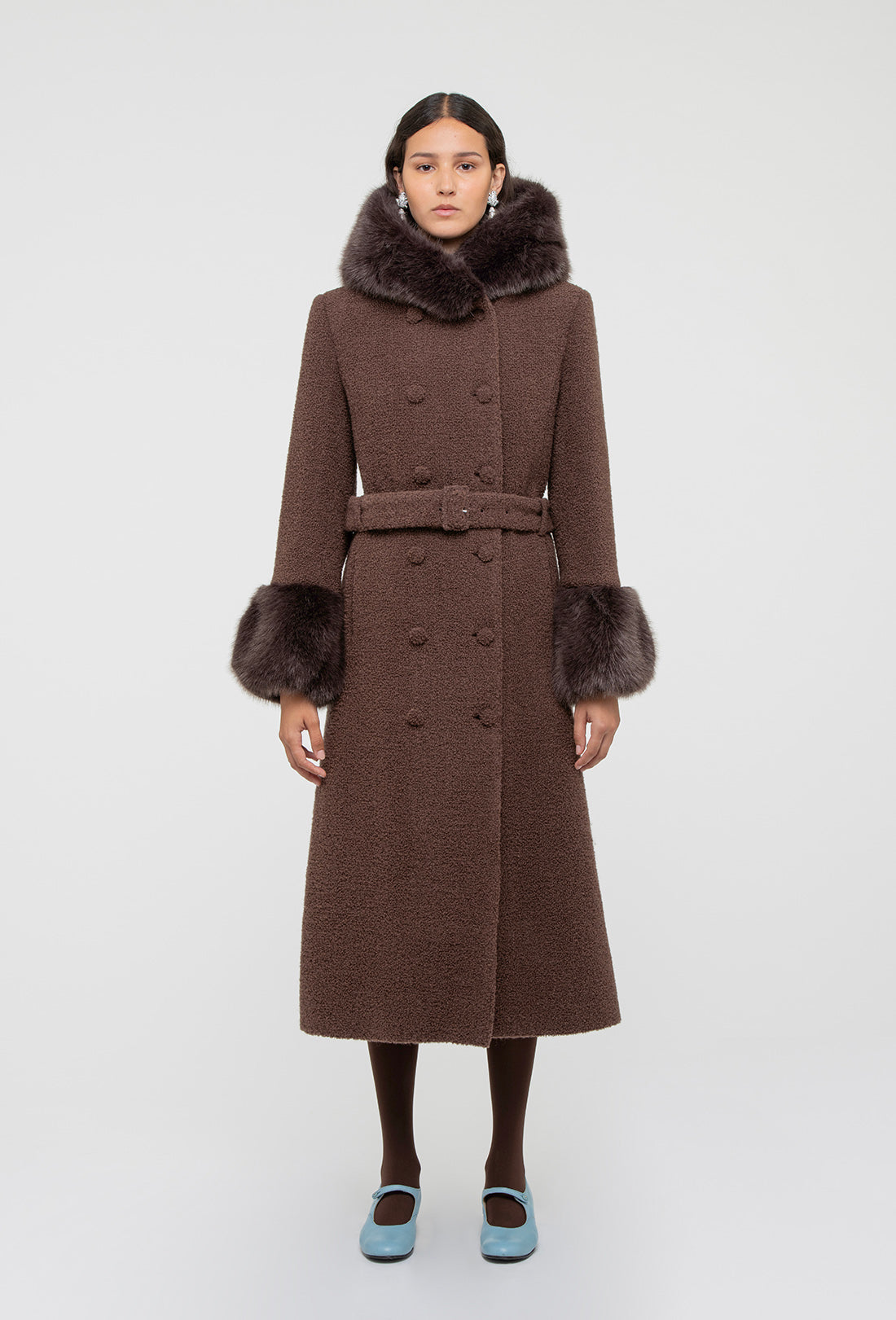 Pre-order Dallas Coat - Chocolate Brown