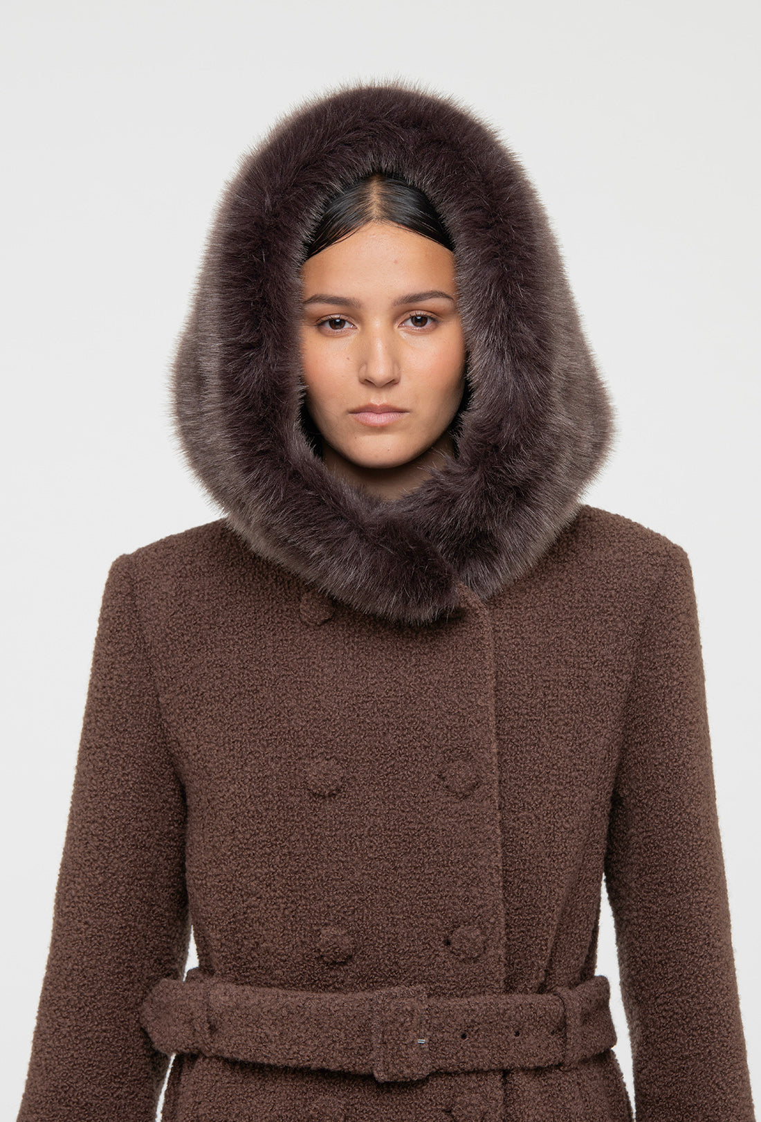 Pre-order Dallas Coat - Chocolate Brown