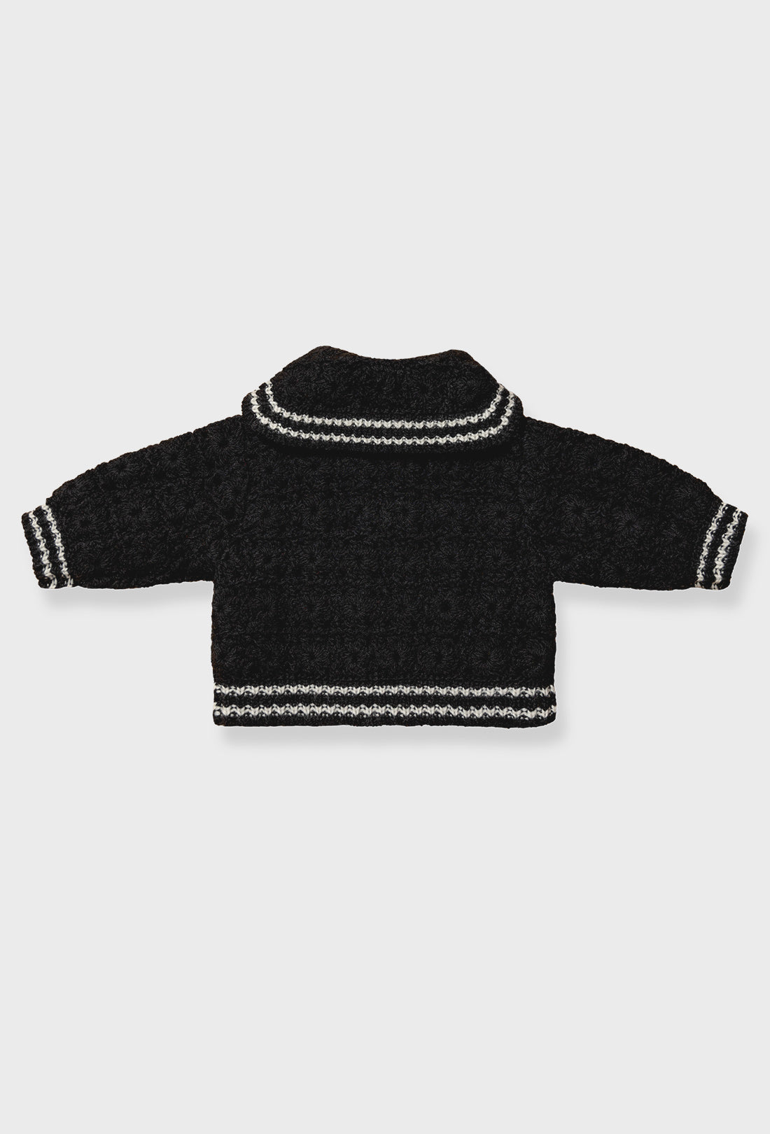 Dovie Baby & Kids Cardigan - Black/Cream