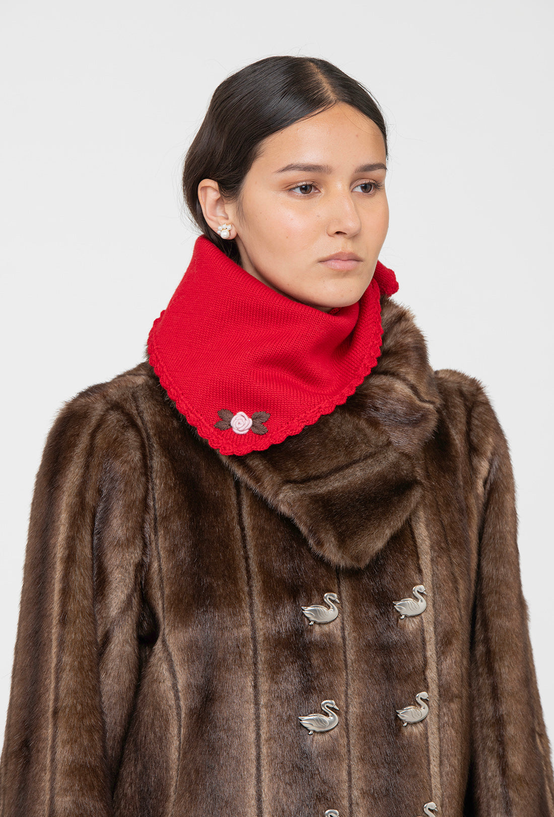 Ezio Scarf - Rose Red