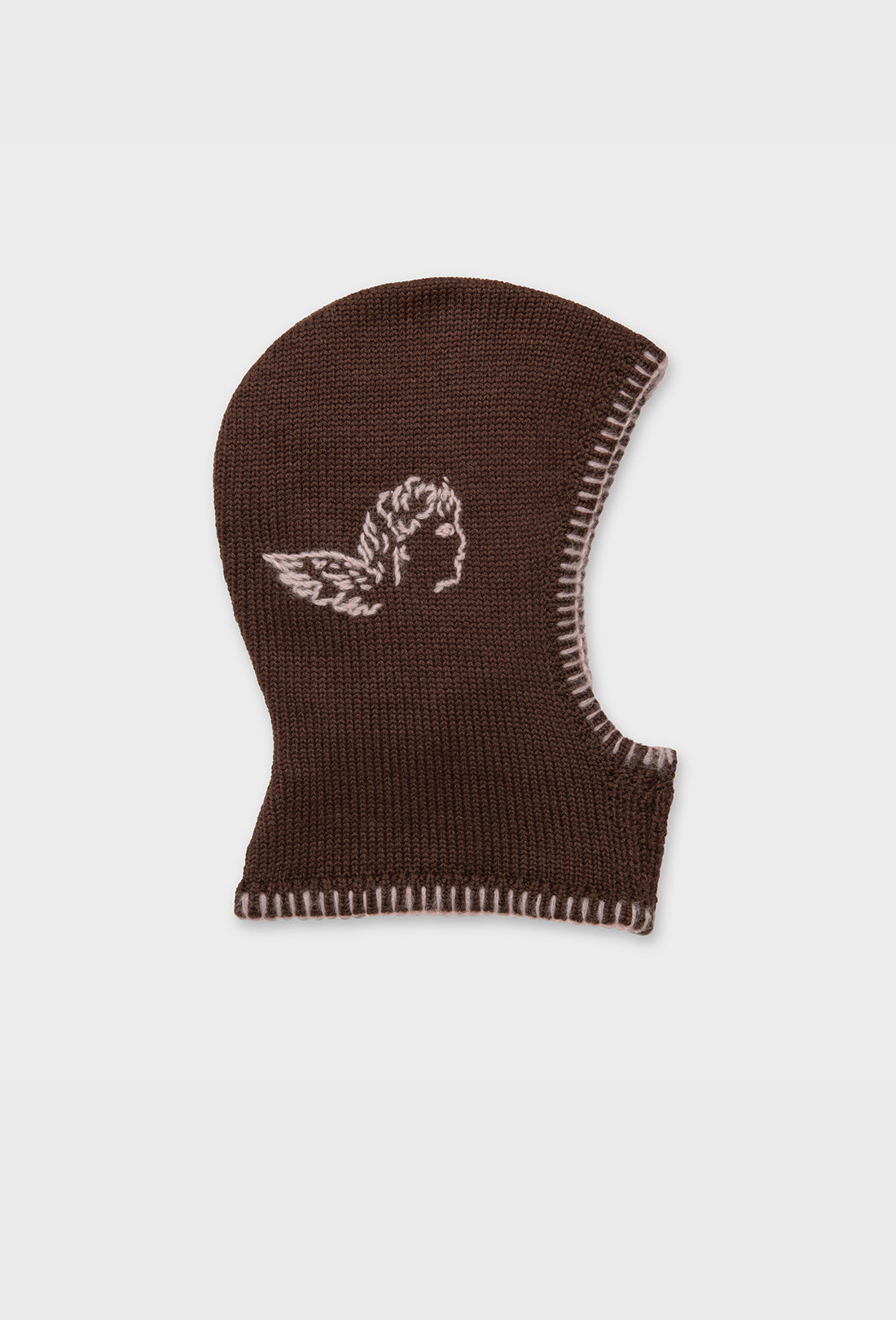 Ford Balaclava - Chocolate Brown/Pale Pink