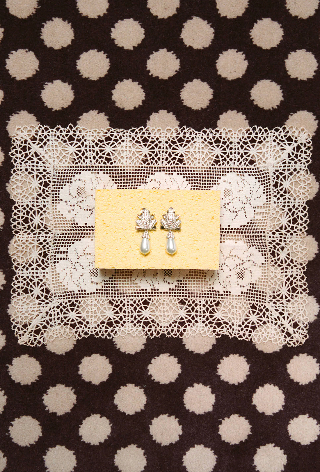 Froggy Earrings - Silver