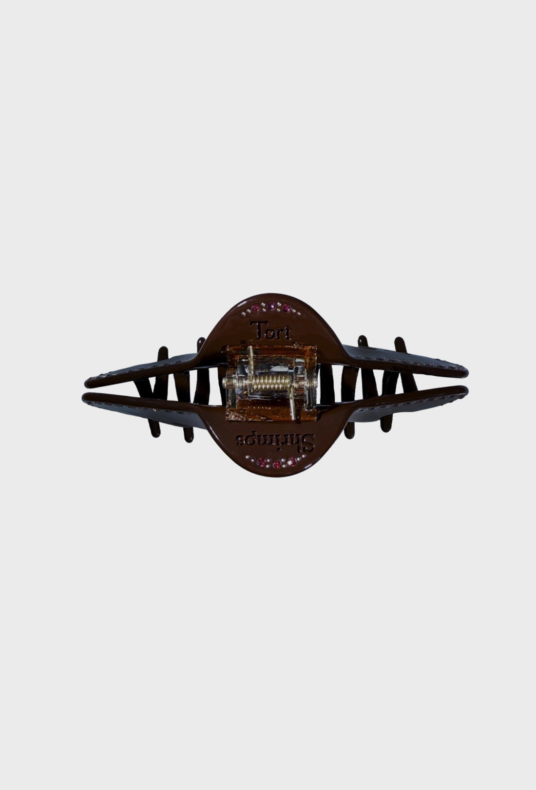 Tort x Shrimps Hana Clip - Brown Jewelled Rose