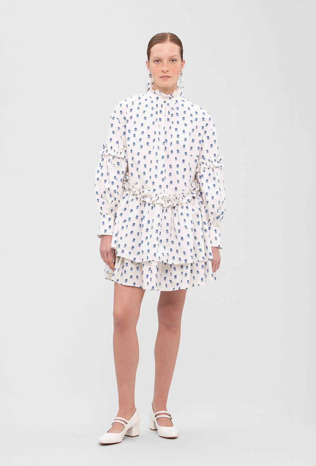 Irene Dress - Delft Flower