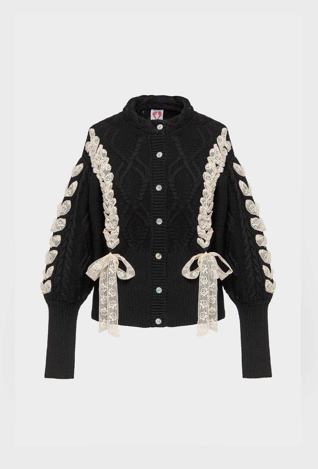 Jesse Cardigan - Black/Cream