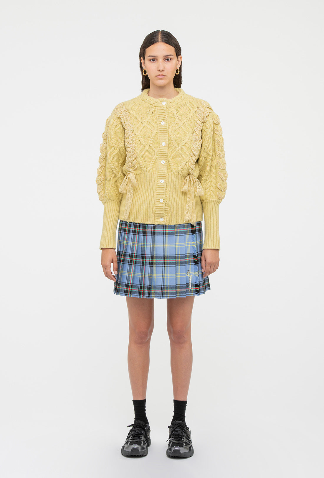 Murphy Skirt - Blue Tartan
