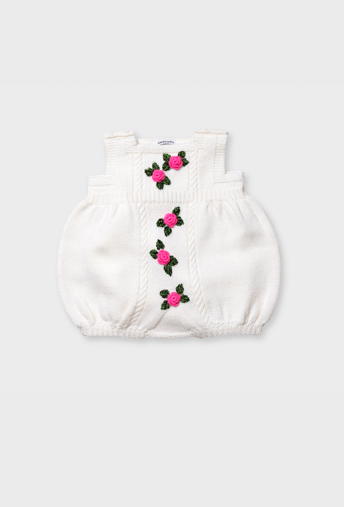 Joa Baby & Kids Romper - Cream/Hot Pink