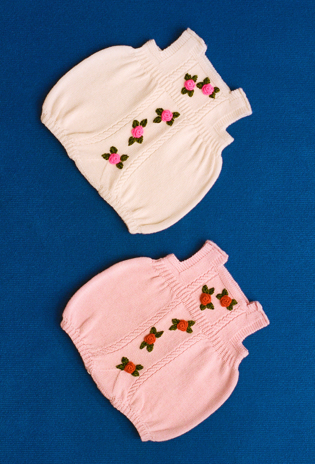 Joa Baby & Kids Romper - Cream/Hot Pink