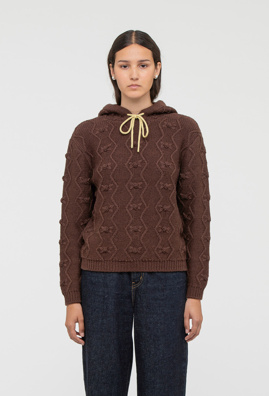 Junie Hoodie - Chocolate Brown
