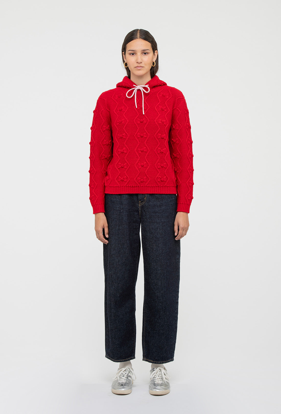 Junie Hoodie - Rose Red