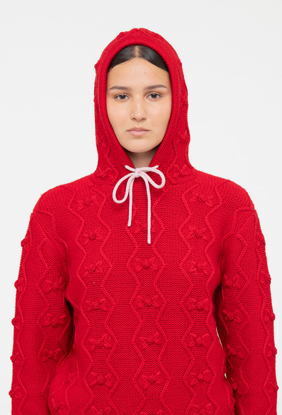 Junie Hoodie - Rose Red