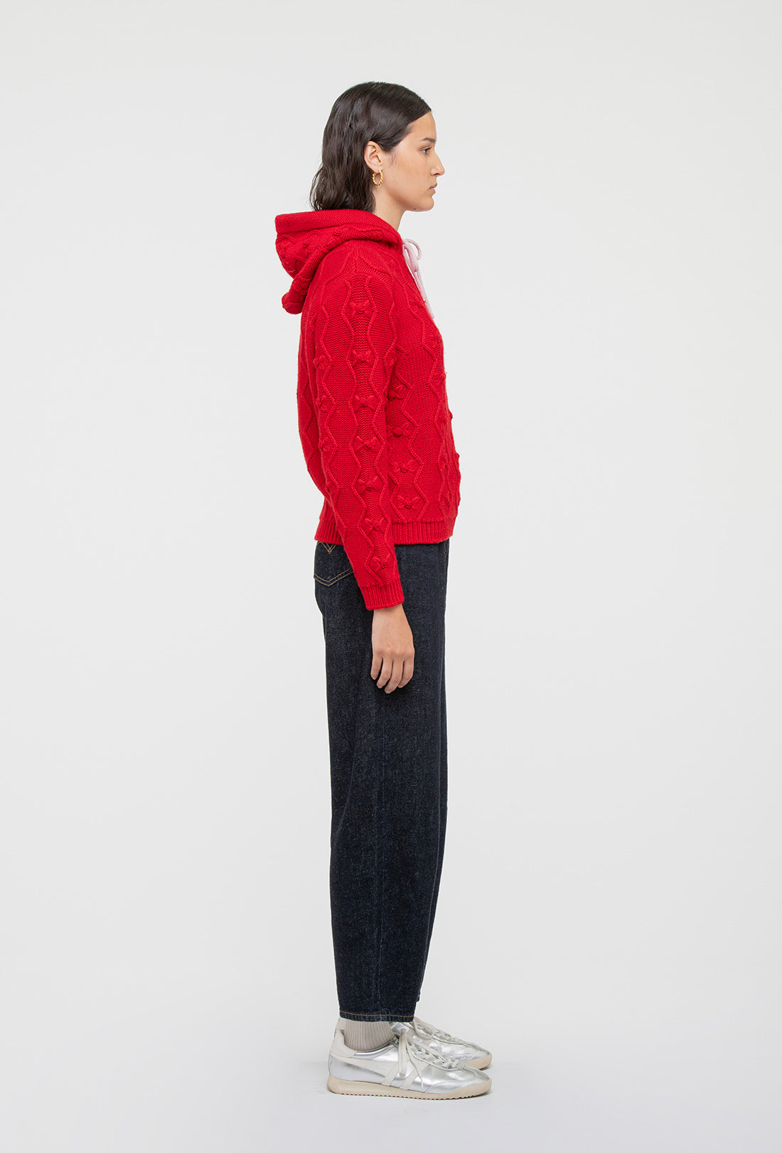 Junie Hoodie - Rose Red