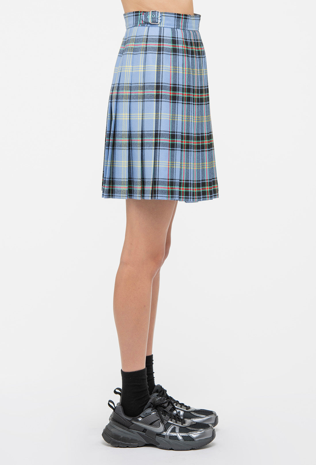 Murphy Skirt - Blue Tartan