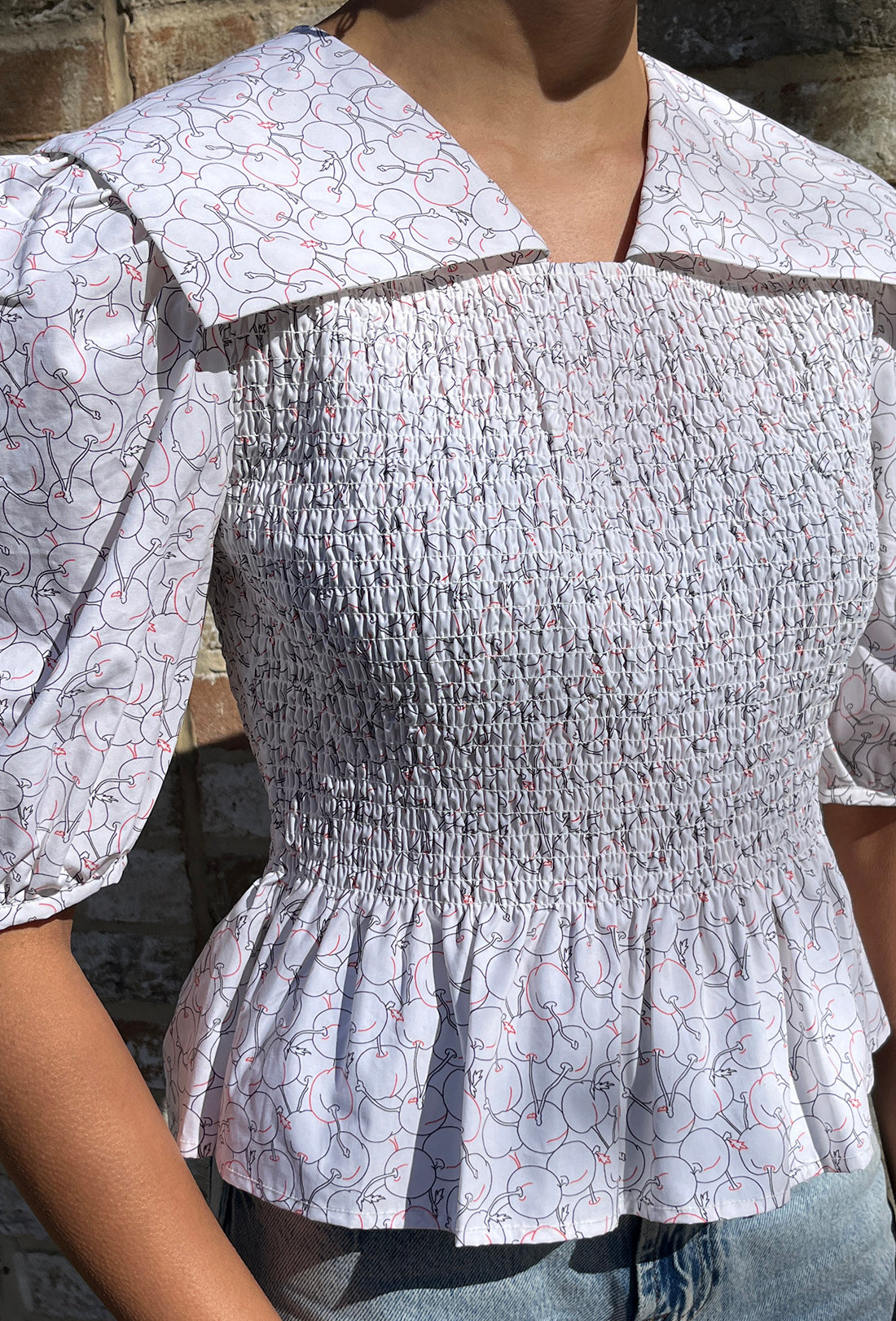 Rowan Blouse - Cherry