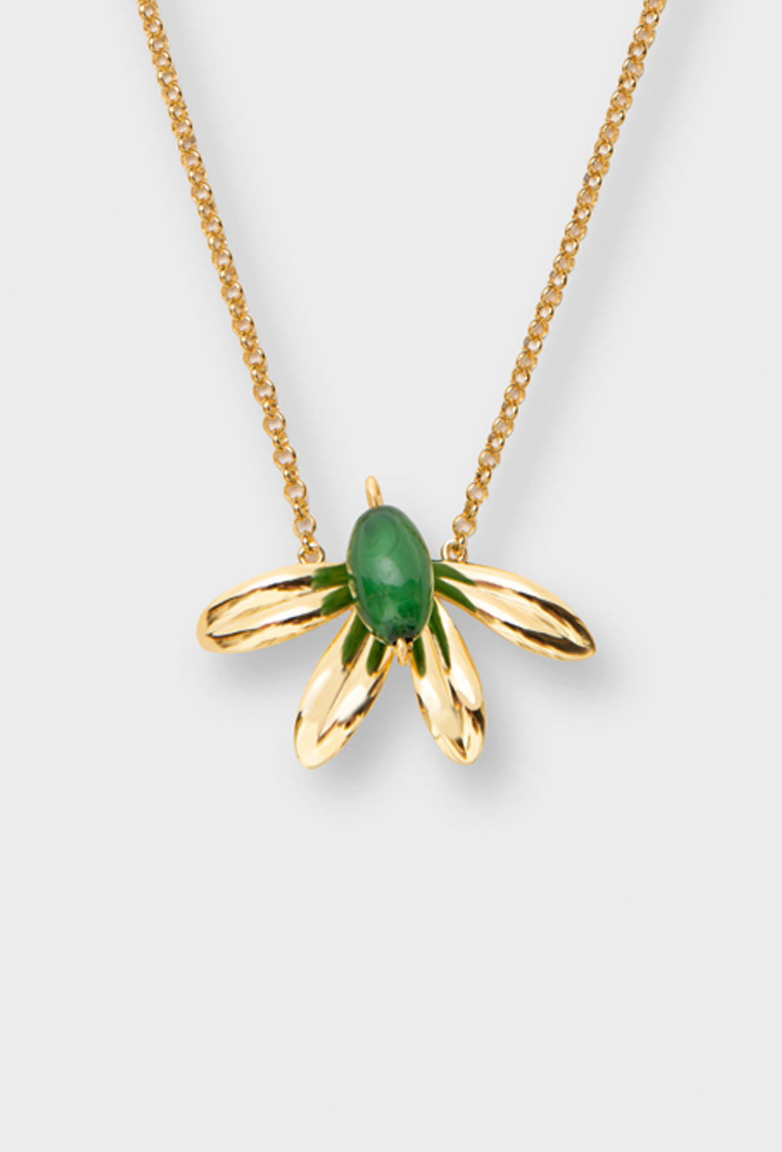 Sophia Necklace - Gold/Green