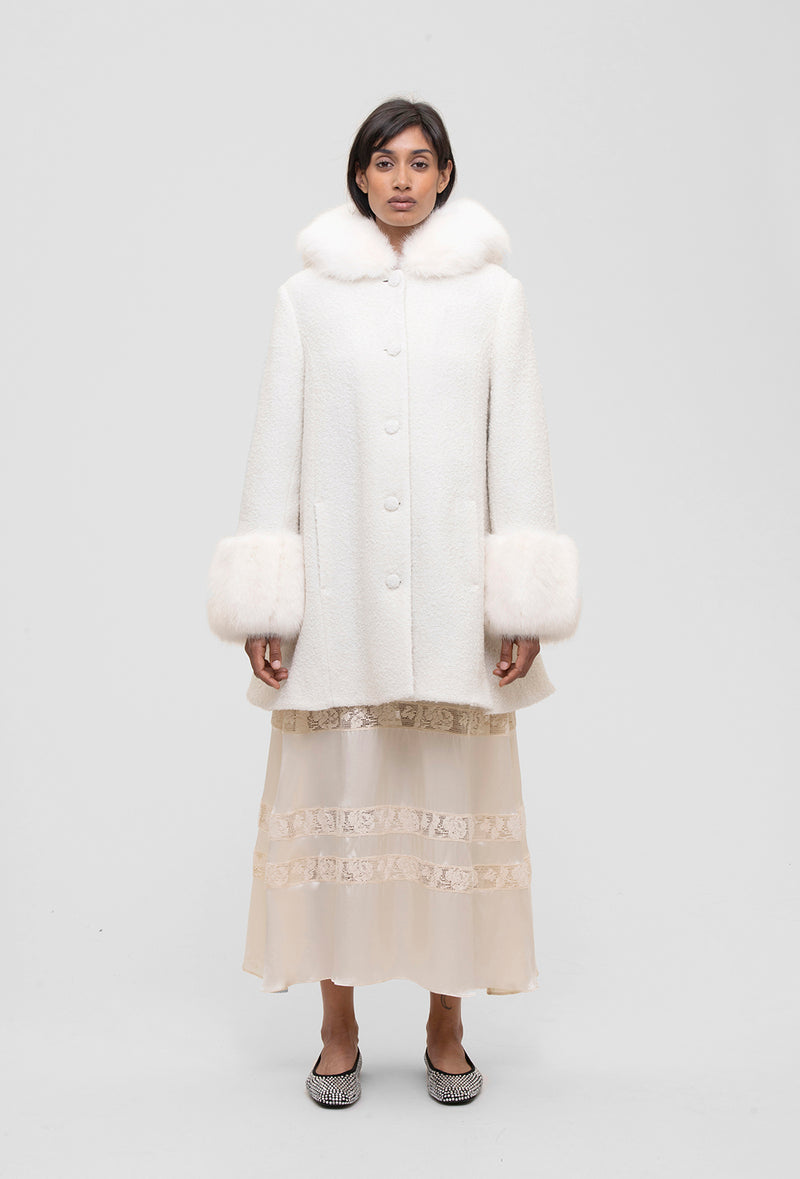 (Delivery Early Sept) Billie Coat - Cream