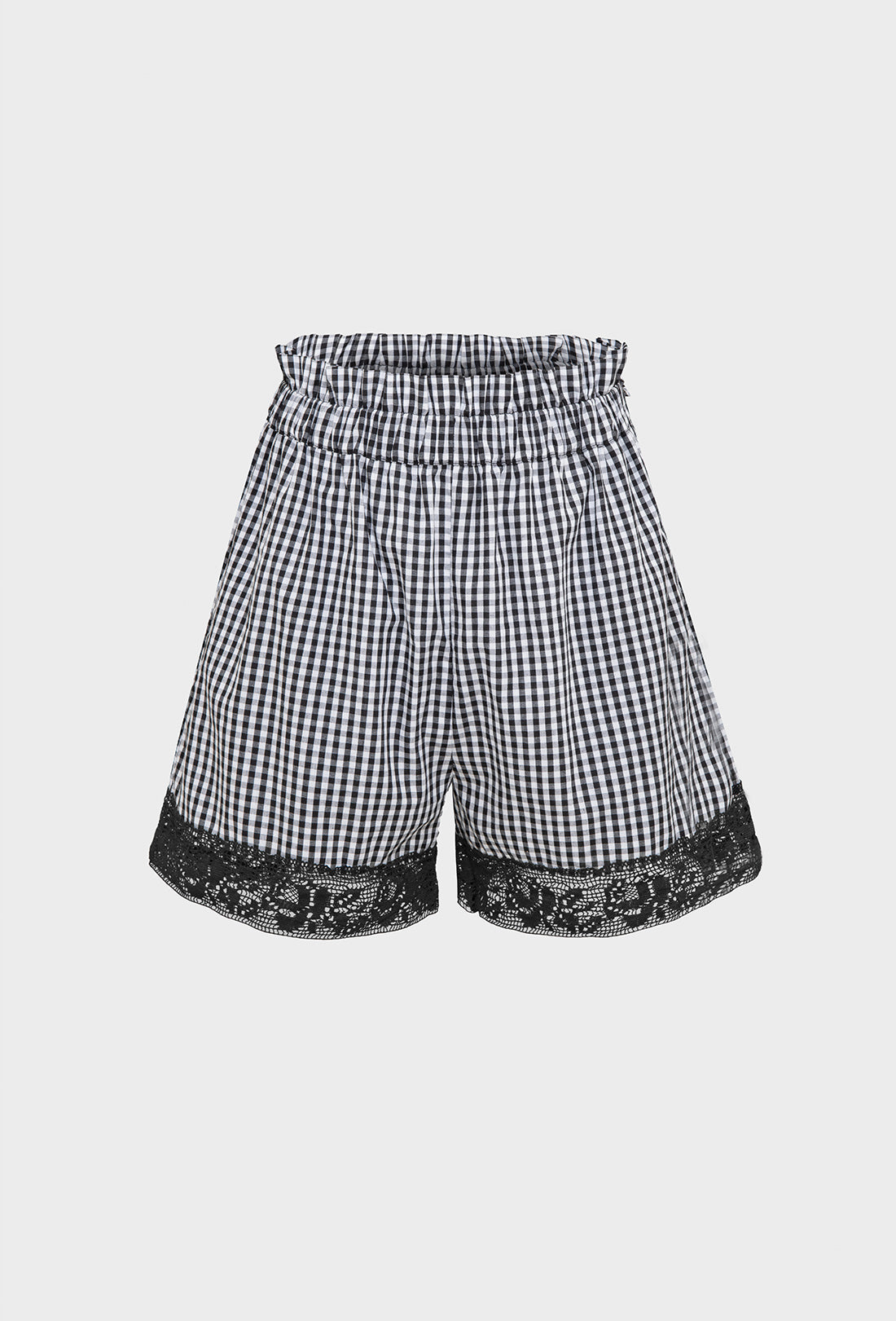 Zaza Shorts - Black Gingham
