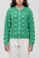 (Delivery End May) Bennett Cardigan - Green/Blue