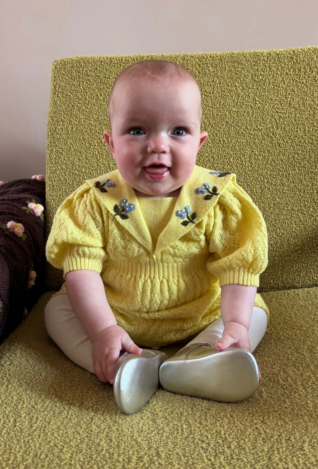 Linus Baby & Kids Romper - Limelight Yellow/Multi