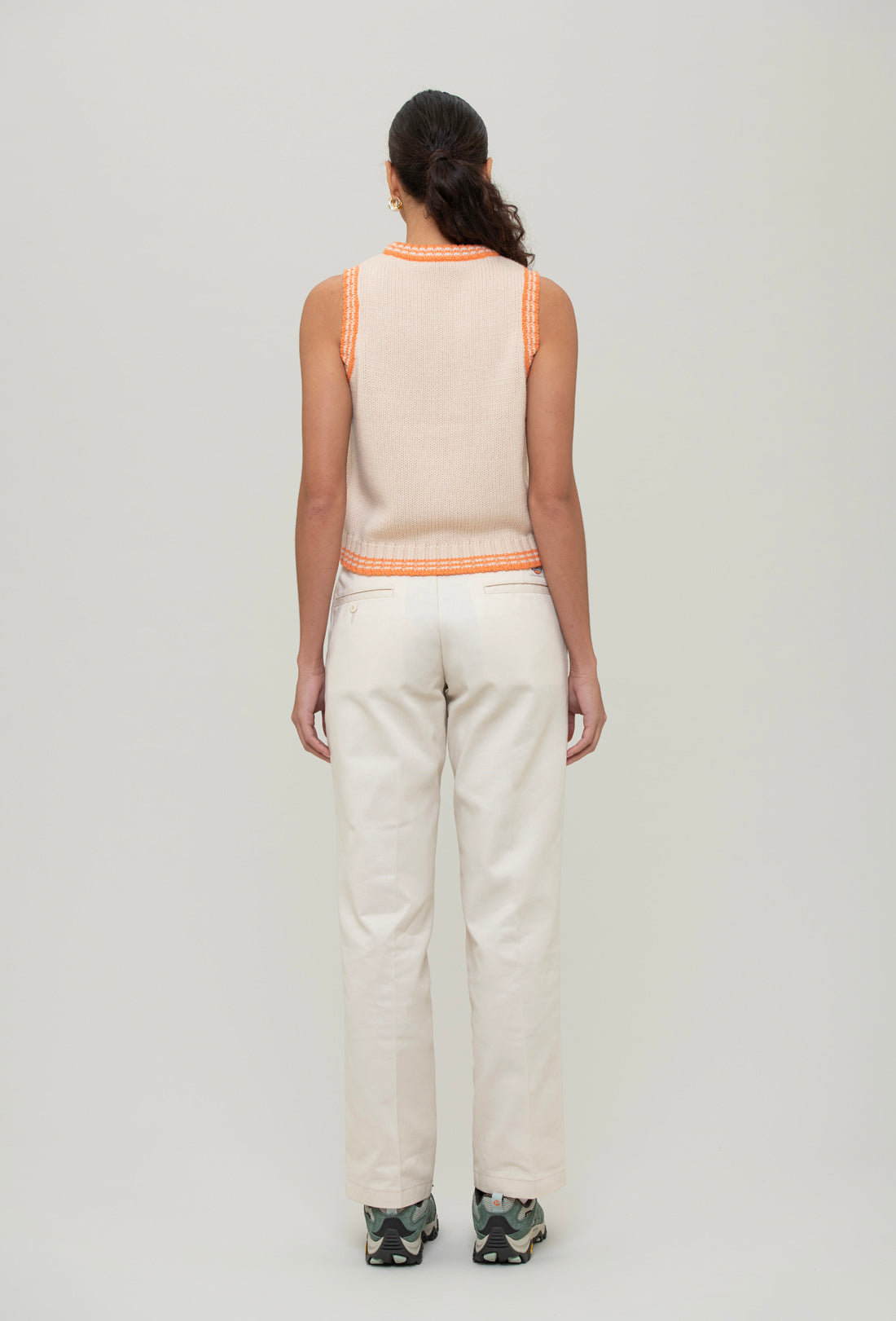 peanut  knit butterfly vest