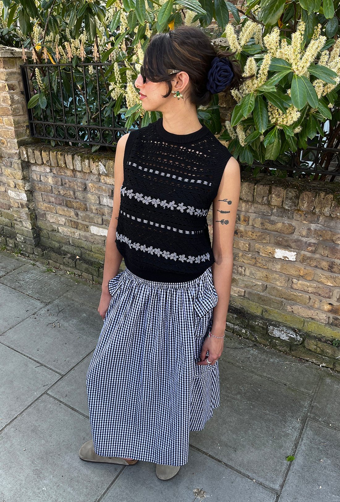 Salem Vest - Black Gingham