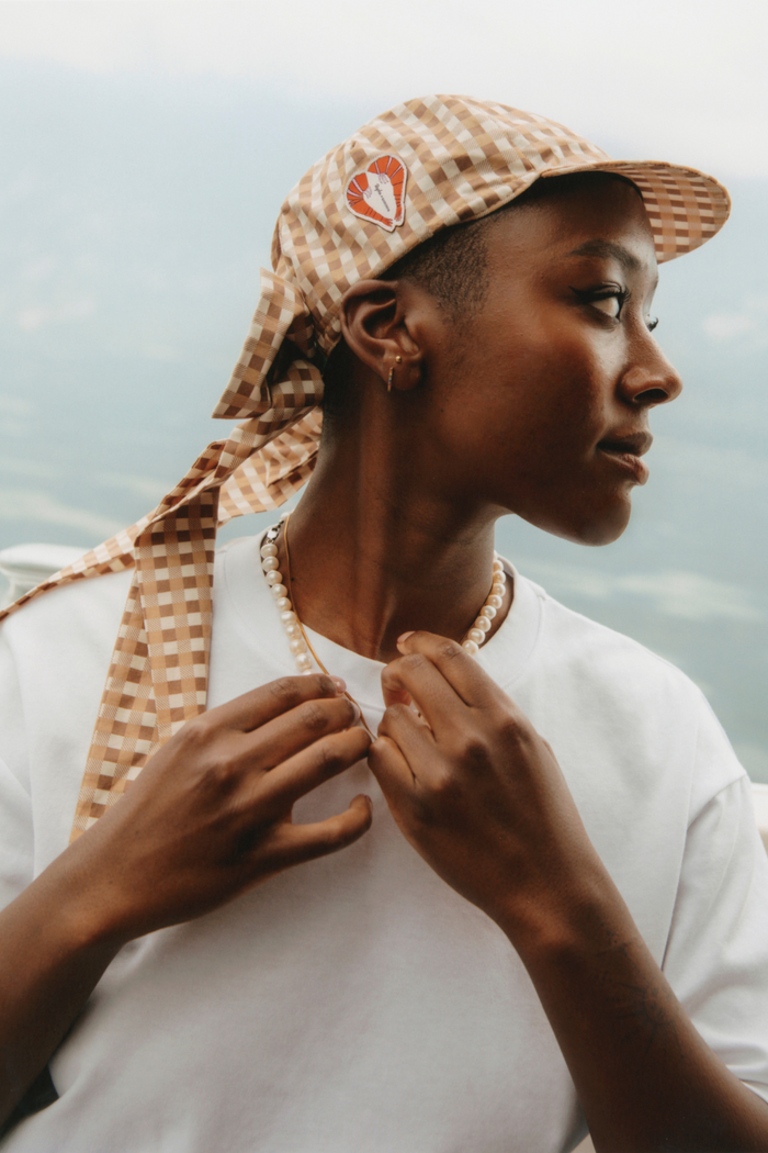 Shrimps + Rapha Ponytail Cap