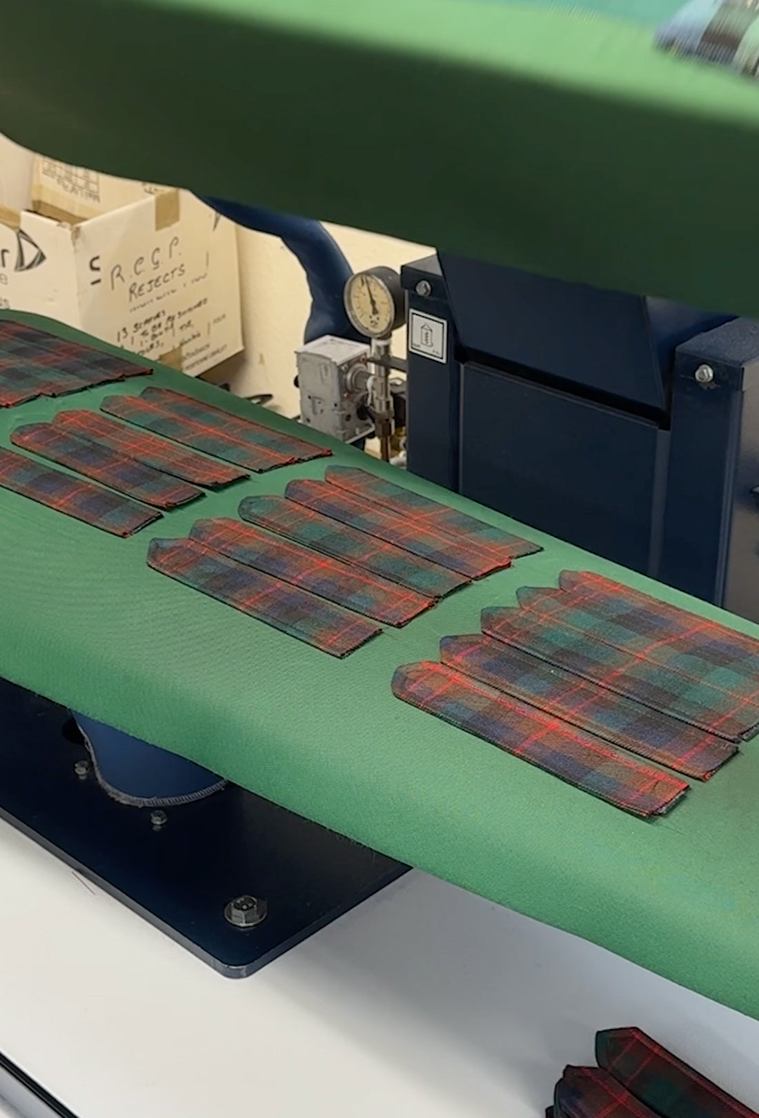 Anya Skirt - Blue/Brown Tartan