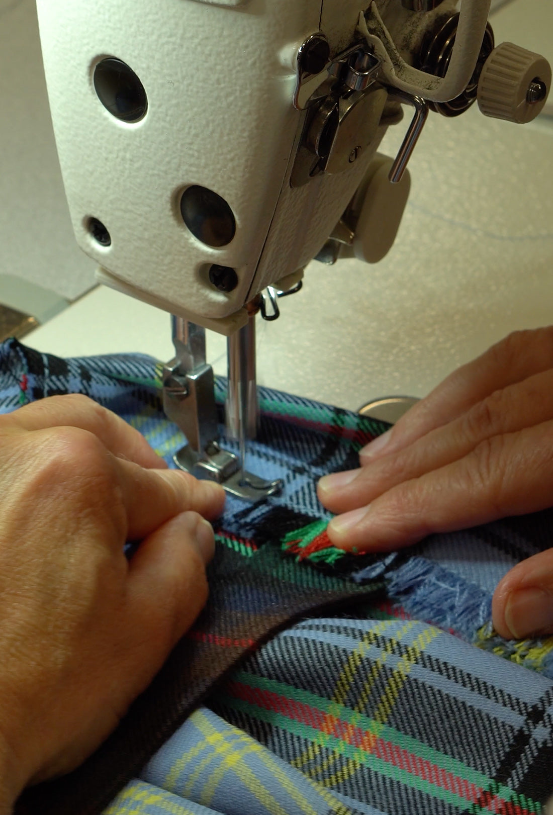 Murphy Skirt - Blue Tartan