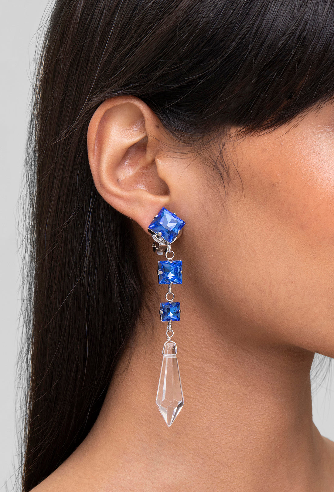 Whittaker Earrings - Blue/Silver