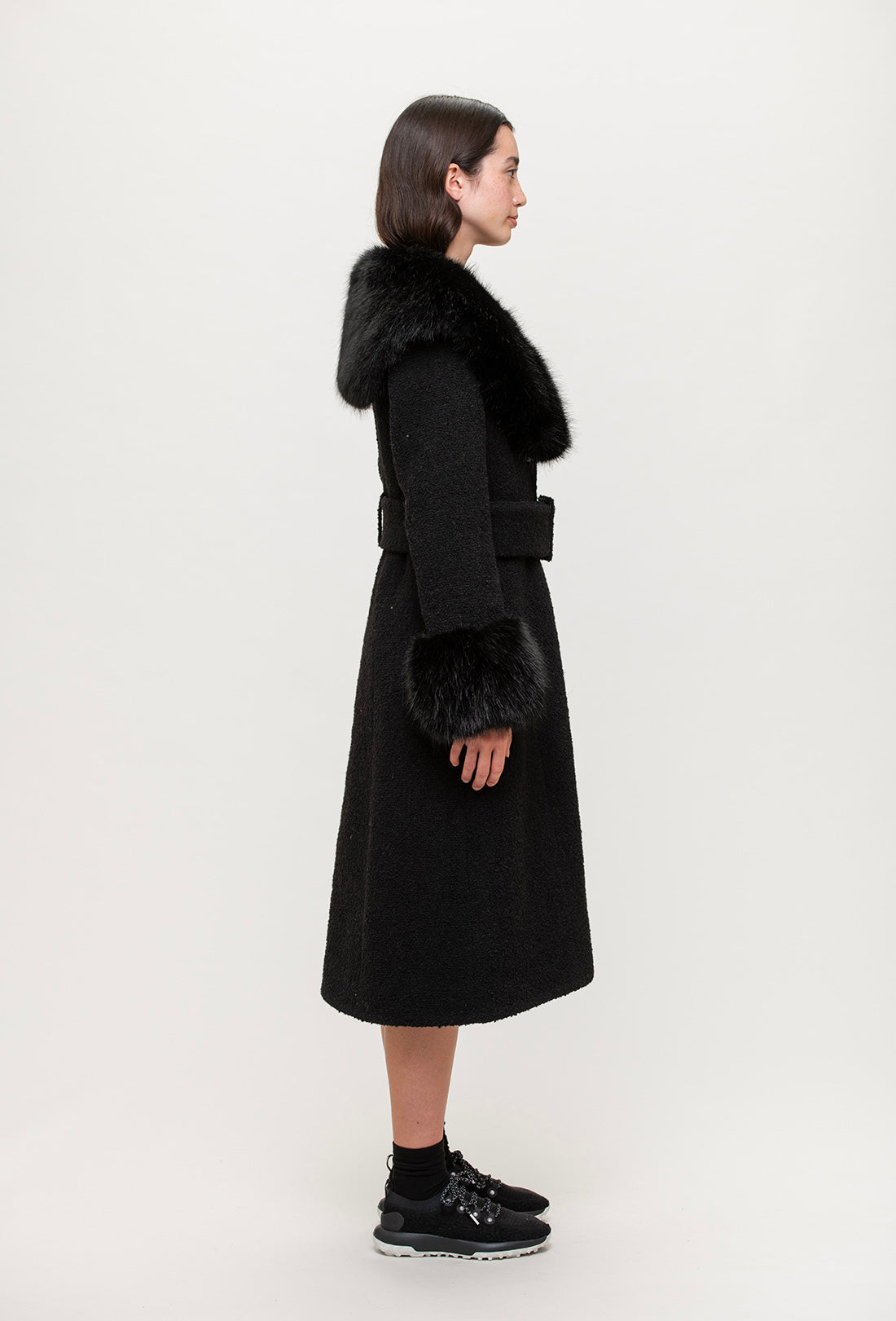 Balthasar Coat - Black/Pearl