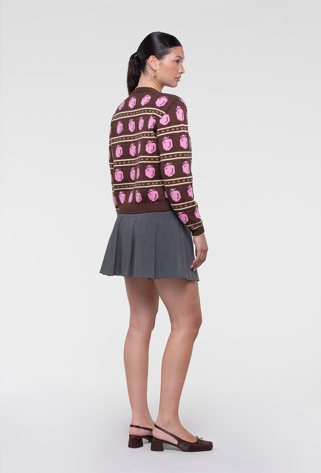 Ambrosia Cardigan - Brown/Multi