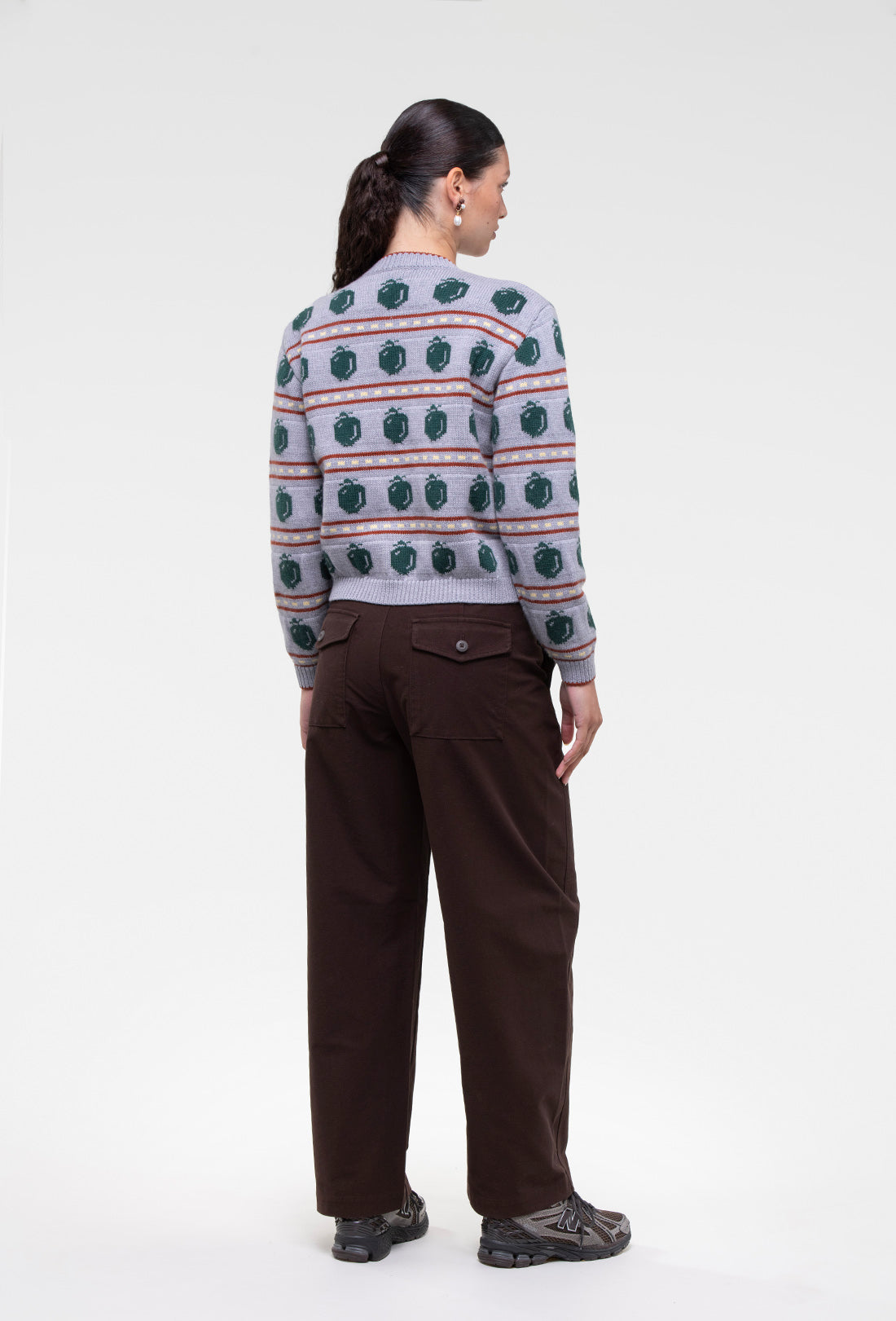 Ambrosia Cardigan - Grey/Multi