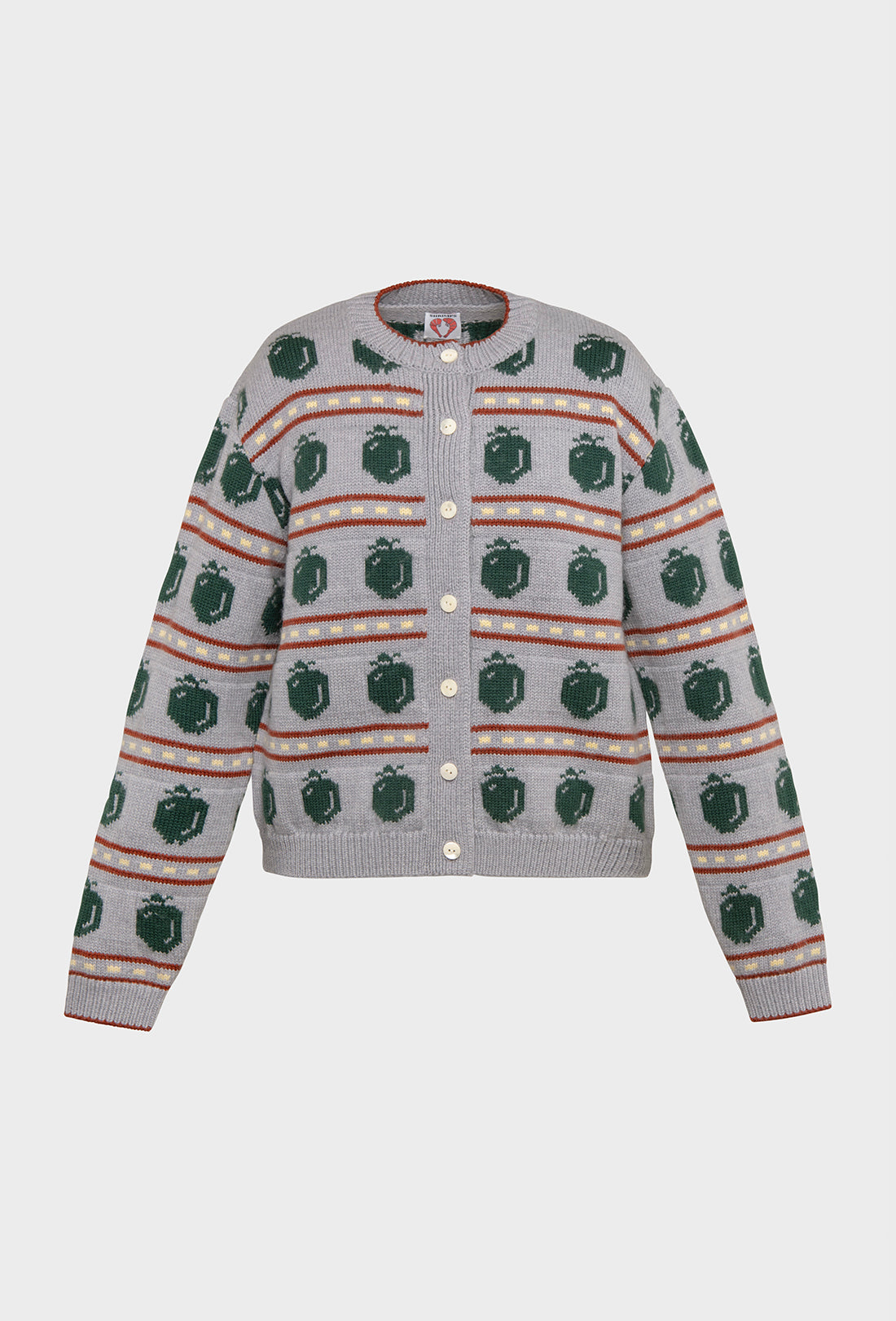 Ambrosia Cardigan - Grey/Multi