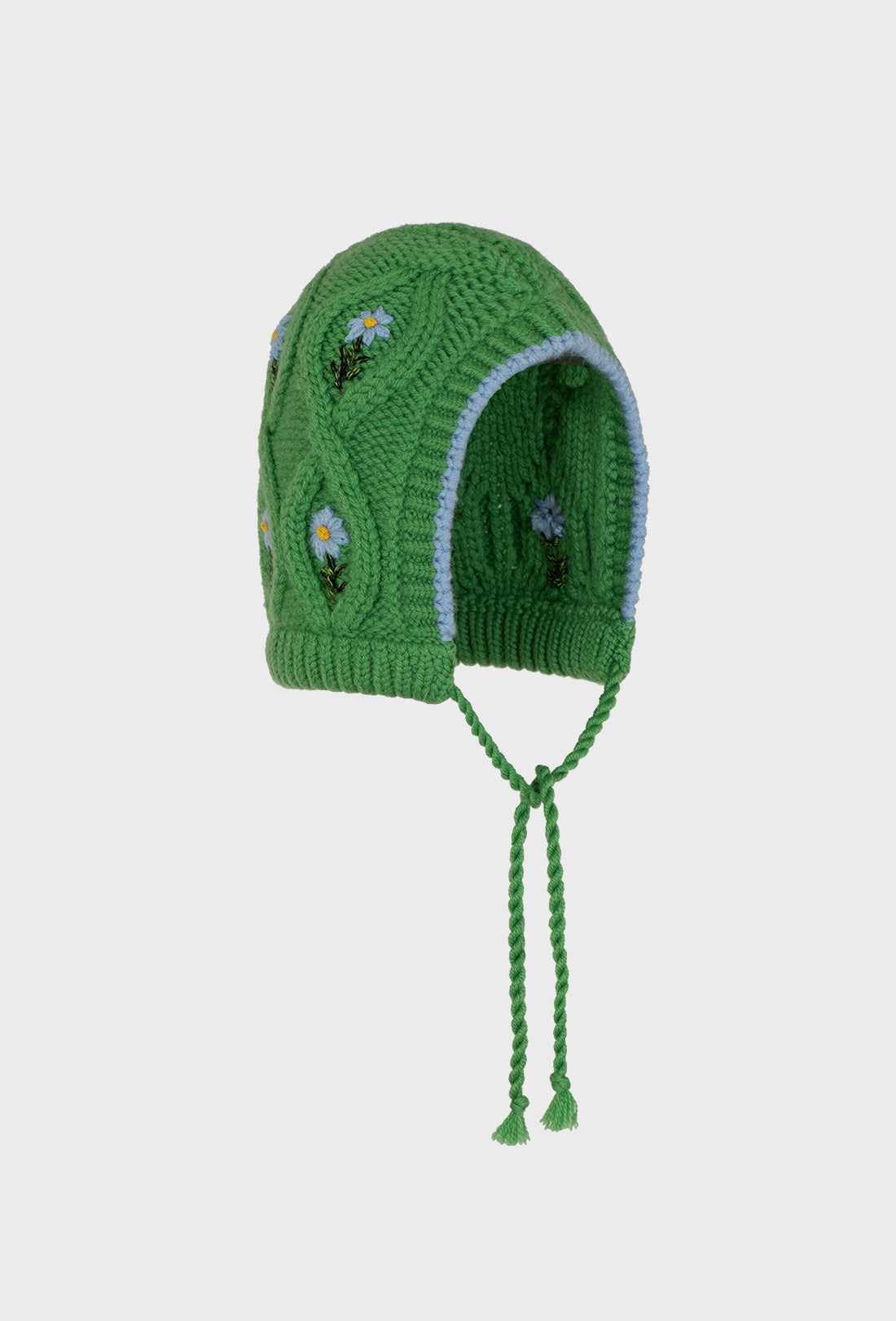 Jean Baby Bonnet - Green/Blue