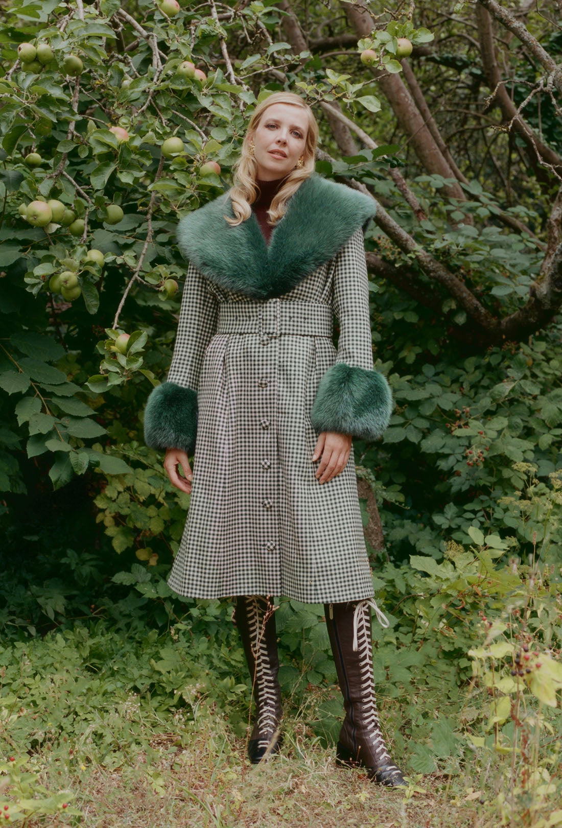 Balthasar Coat - Green Gingham