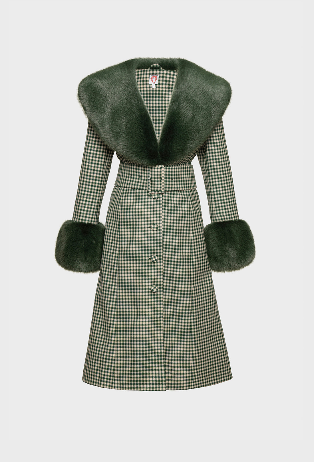 Balthasar Coat - Green Gingham
