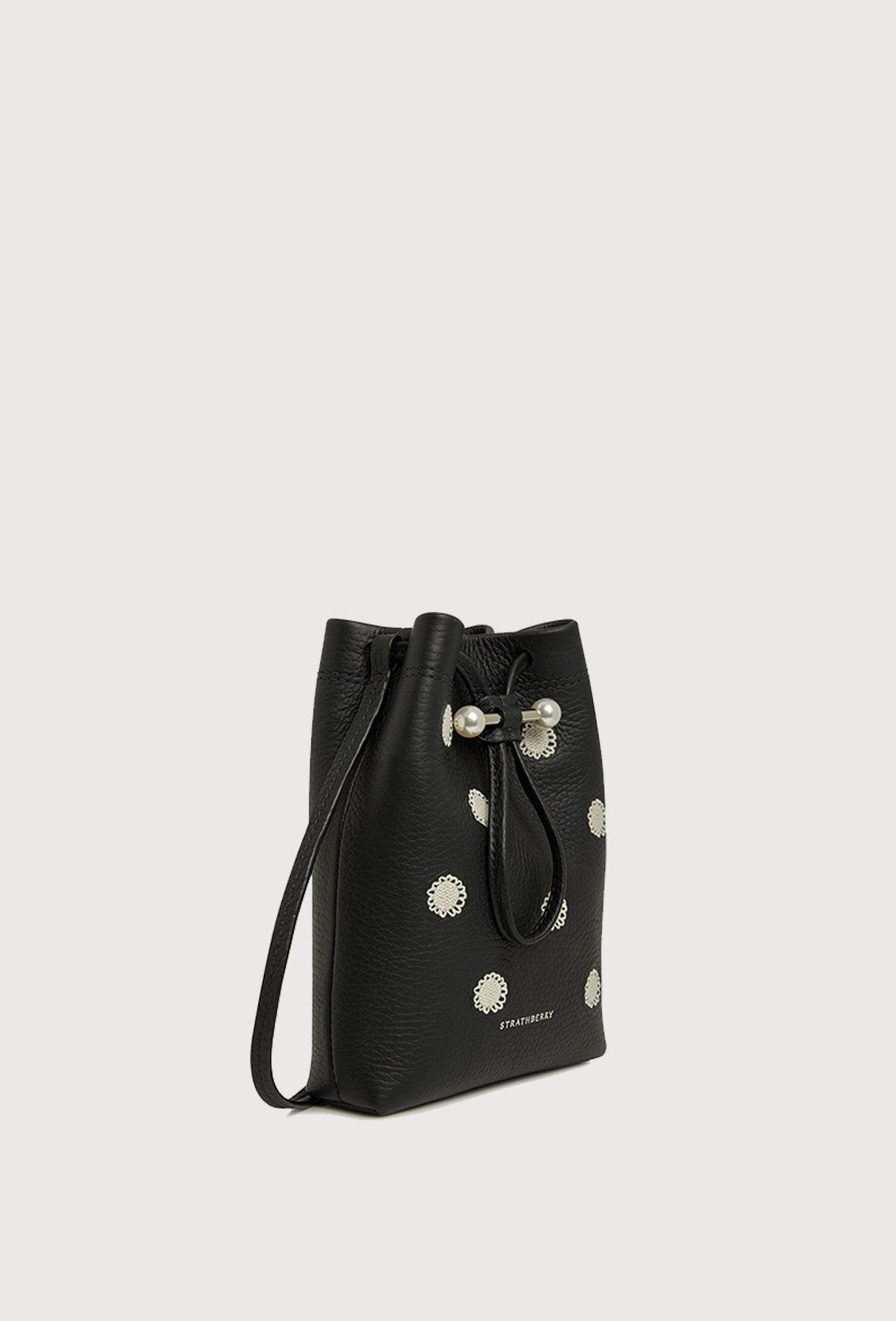 Shrimps x Strathberry Osette Pouch - Black