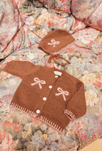 Shrimps x BINIBAMBA Solene Baby Cardigan - Bruno/Rose