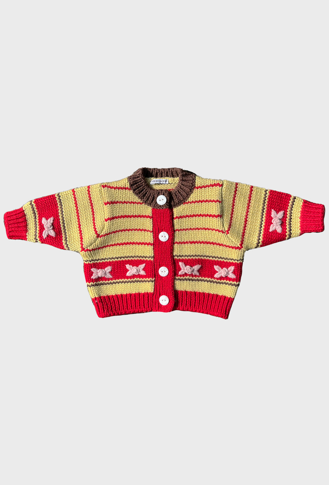 Alva Baby &amp; Kids Cardigan - Dusty Yellow/Mix