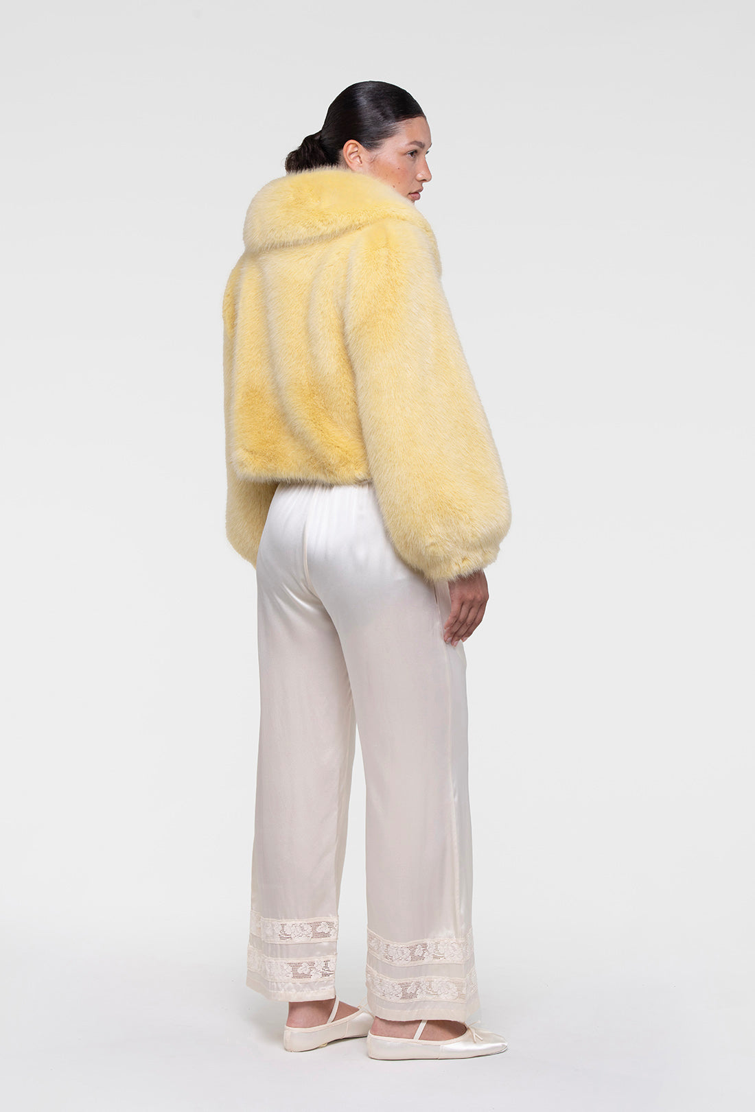 Libra Trousers - Ivory/Off-white
