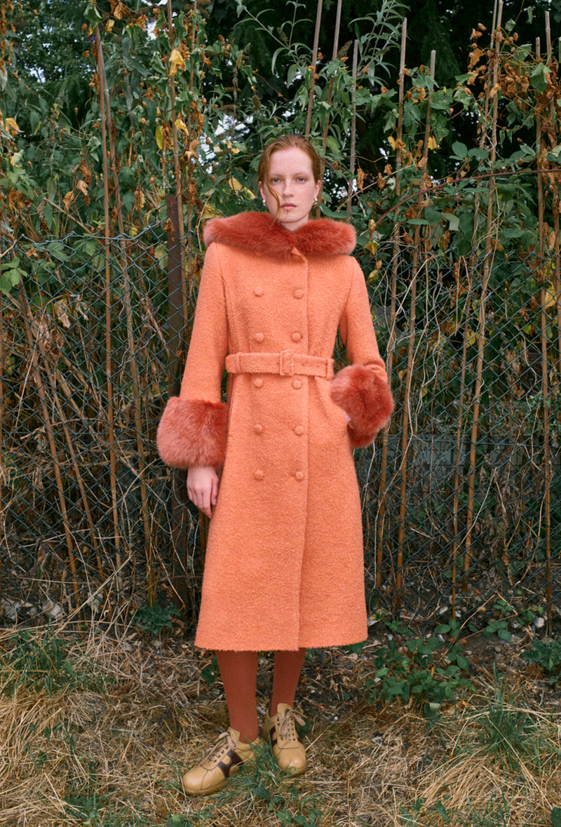 Cloak Jacket Rust Coats & Jackets – shrimps